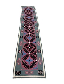 Contemporary flat weave hand made carpets