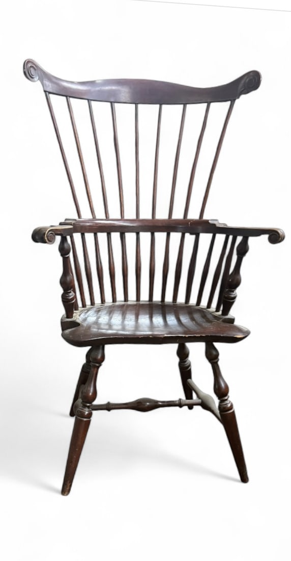 Windsor Antique Chair Signed Wallce Nutting (1 of 2)