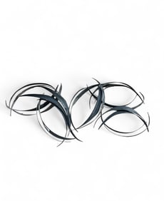 Curtis Jeré Brutalist Abstract Metal Wall Sculpture