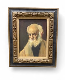 Molnair Saldnar Painting of an Old Man