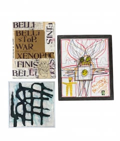 Wayne Cunningham, Mixed Media, Abstract, Framed Art (3 piece Lot)
