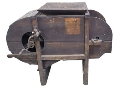 Large Primitive Antique Winnowing Machine