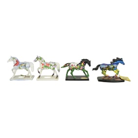 Collection of Painted Horses (lot of 4)