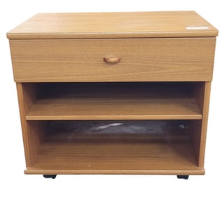 MCM Style Rolling Cabinet