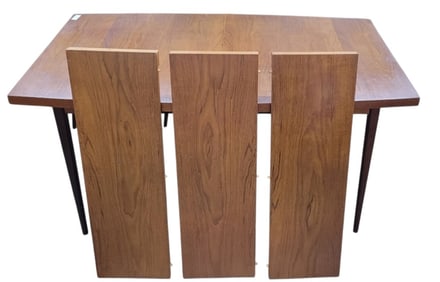 MCM Mid Century Dining Table 3 Leaves