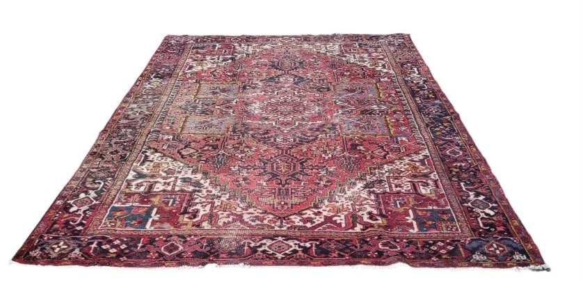 Vintage Persian Hand Woven Heriz Carpet (1 of 6)