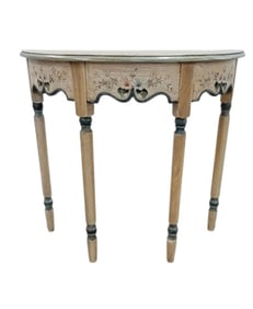 Half Round Credenza Table