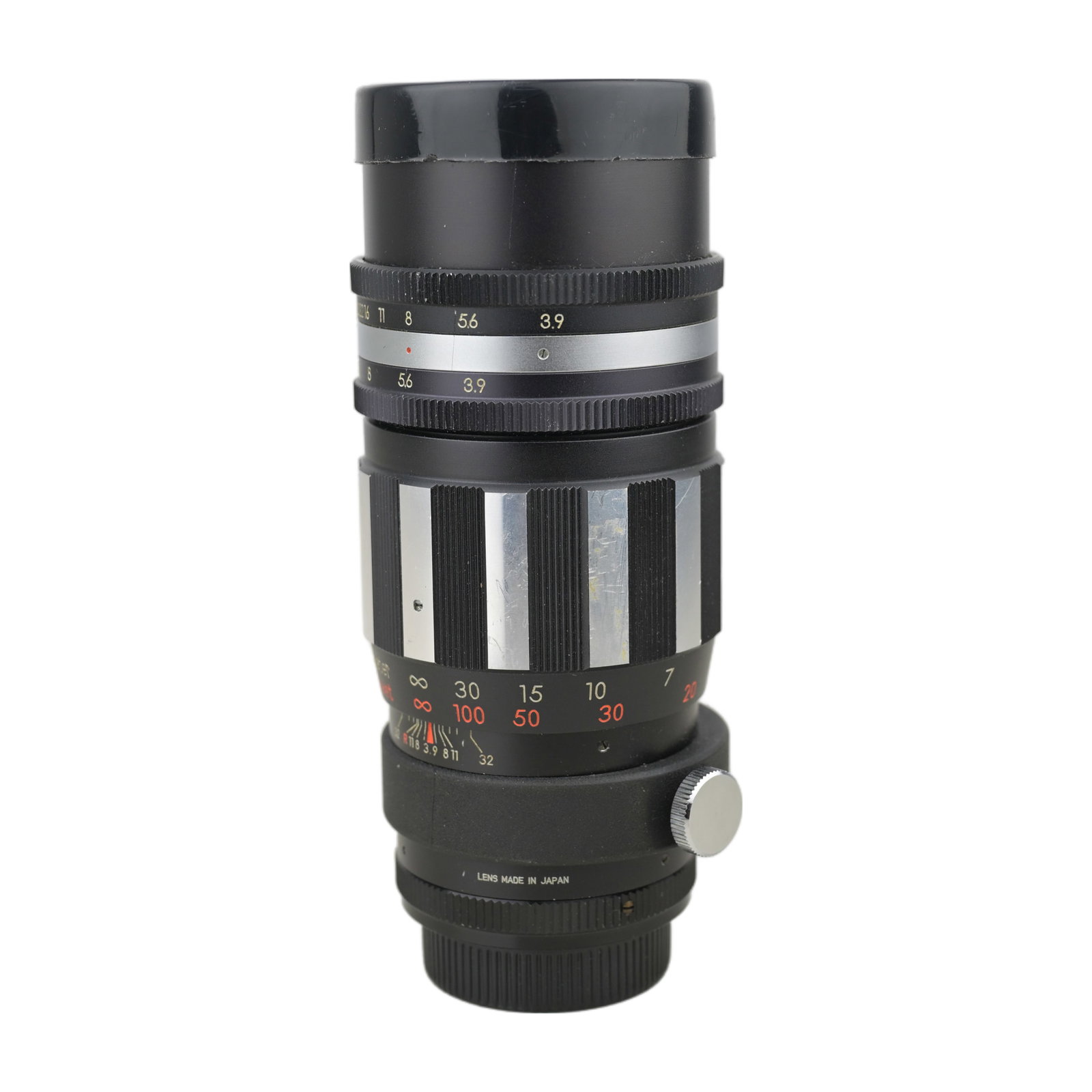 Vintage Japan Spiratone Tc Telephoto Lens 200mm: Good condition glass with front and back lens caps.