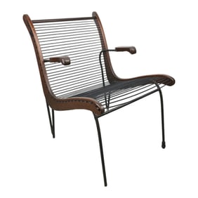 Mid-Century Modern String Chair, designed by Carl Koch and produced by Vermont Tubbs