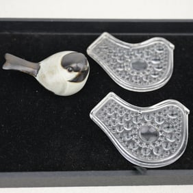 Collection of Bird Themed Decorative Figures ( Lot Of 3)