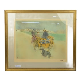 Lithograph Henri Marie Raymond de Toulouse-Lautrec