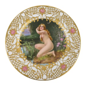 Royal Vienna Hand Painted Cabinet Plate