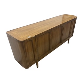 American of Martinsville Mid Century Walnut Sideboard Buffet Credenza