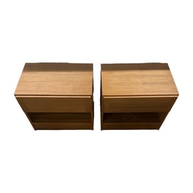 Pair of 1960s Vintage Teak Danish Bedside Tables