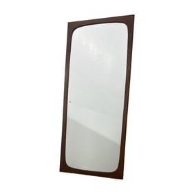 Mid Century Modern Danish Teak Wall Mirror