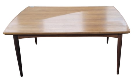 Mid Century Modern Danish Teak Dining Extension Table