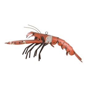 Large Metal Maine Lobster Garden or Advertising Sign