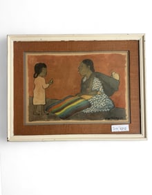 Diego Rivera Signed Vintage Print