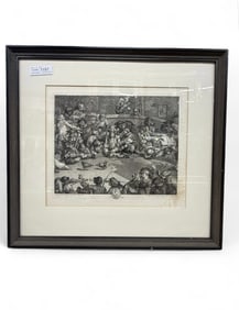 William Hogarth Etching and Engraving "The Cockpit"