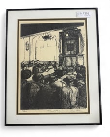 "Talmud study" Signed by Artist Not Altman