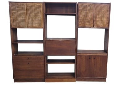 Mid Century Modern 3 Piece Wall Unit