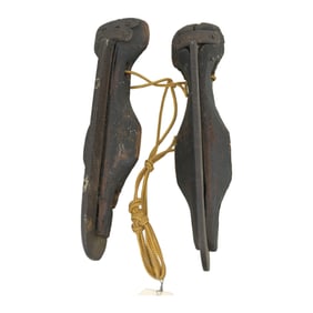 Wooden Ice Skates