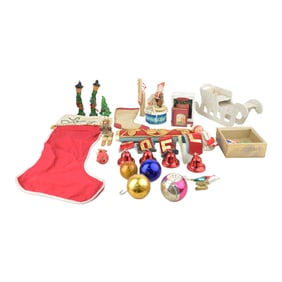 Collection of Mid Century Modern Christmas Collectibles