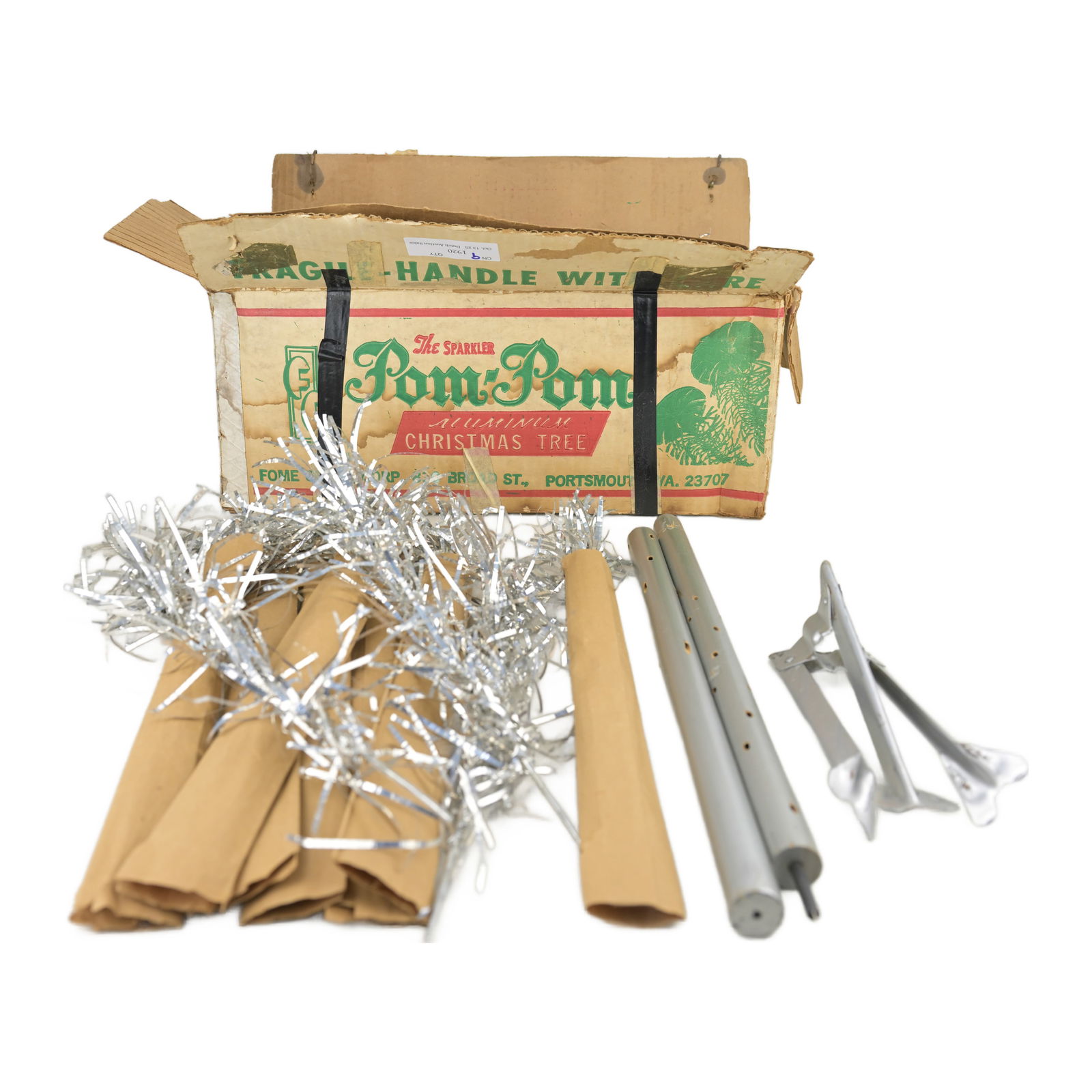 Vintage Aluminum 3-Foot Christmas Tree: Vintage Aluminum Foot Christmas Tree