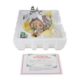 "Max Hare And Toby Tortoise Vittles" Disney Winter Wonderland created by Danbury Mint
