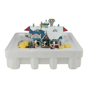 "North Pole Train Station Scrooge McDuck" Disney Winter Wonderland Created by Danbury Mint