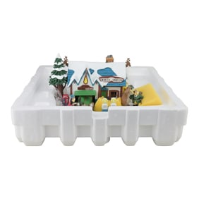 North Pole Service Station Winter Wonderland created by Danbury Mint