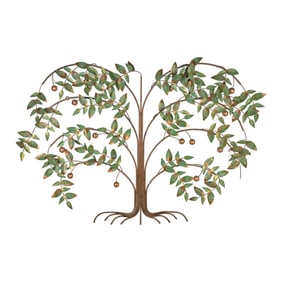 Tree of Life Wall Sculpture Signed by Curtis Jere