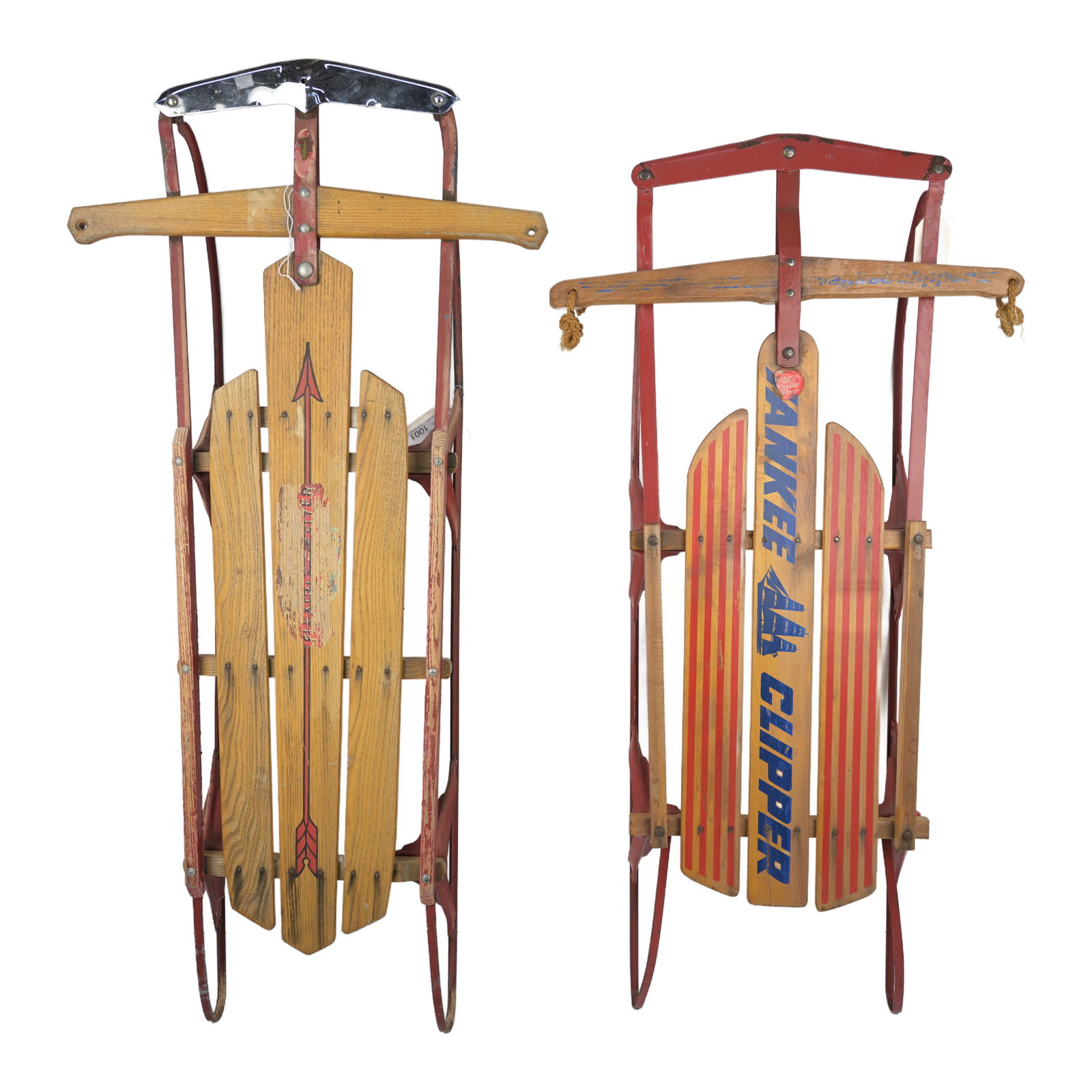 Vintage Flexible Flyer and Yankee Clipper Sleds (Lot of 2) (1 of 7)