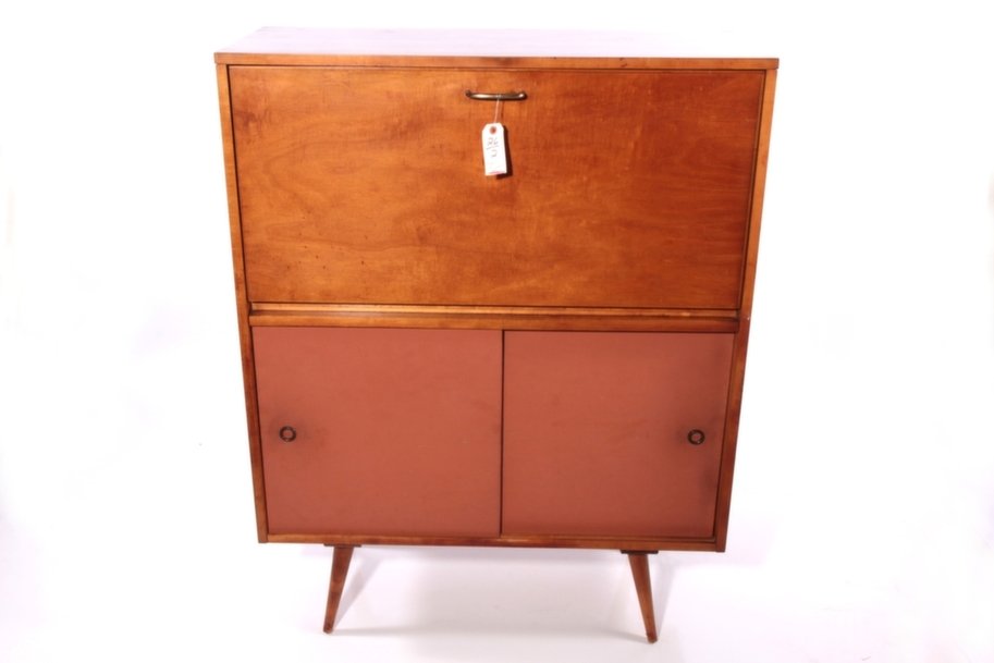 Paul McCobb Secretary Desk: 36" wide x 15.5 deep x 46.25 high