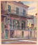 Pair of watercolors by Stuart Archibald of New Orleans - 2