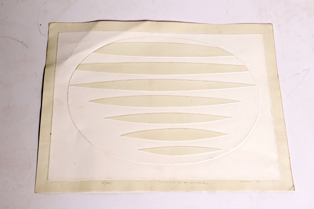 Intaglio by Angelo Savelli 1965 (1 of 2)