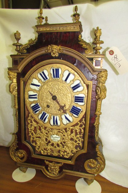 Beautiful French Tortoise Shell Clock (1 of 7)