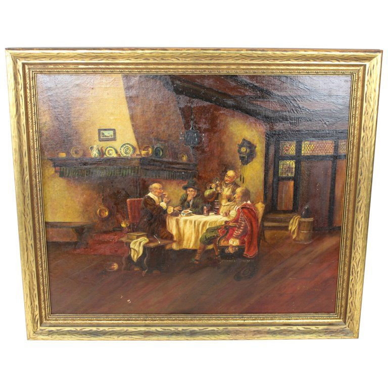 A. Shubert O/C Dutch Mother and her 3 Children (1 of 6)