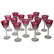 Cut to Clear Red Stemware, 13 pcs.