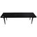 Mid Century Modern Ebony Slat Bench - 2