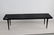 Mid Century Modern Ebony Slat Bench - 3