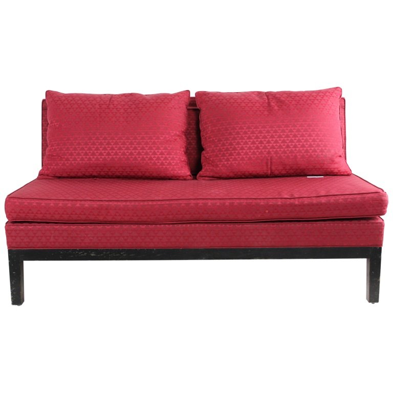 Mid Century Modern Streamlined Upholstered Sofa (1 of 7)