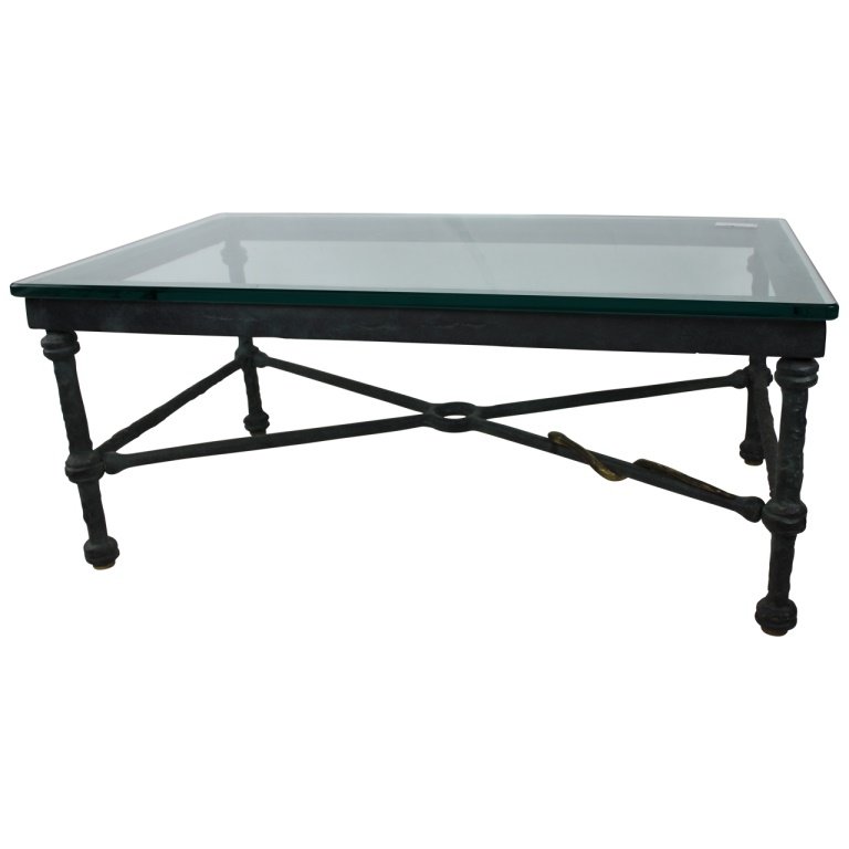 Iron Cocktail table in the manner of Giacometti. (1 of 7)