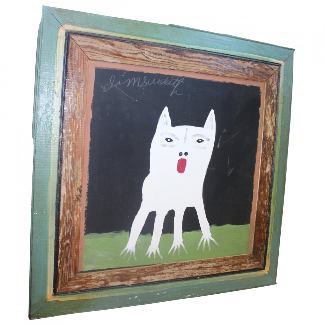 Jimmy Lee Sudduth "Toto" Folkart Painting Original art. (1 of 3)