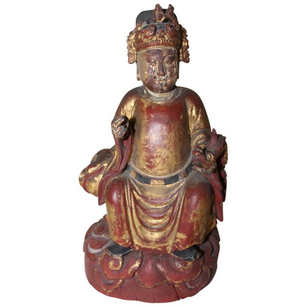 Chinese Carved Buddha (1 of 1)