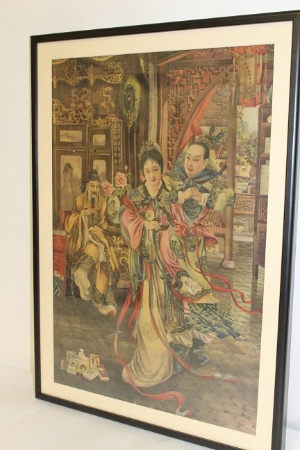 Vintage Chinese Cigarette Advertising Poster. (1 of 1)