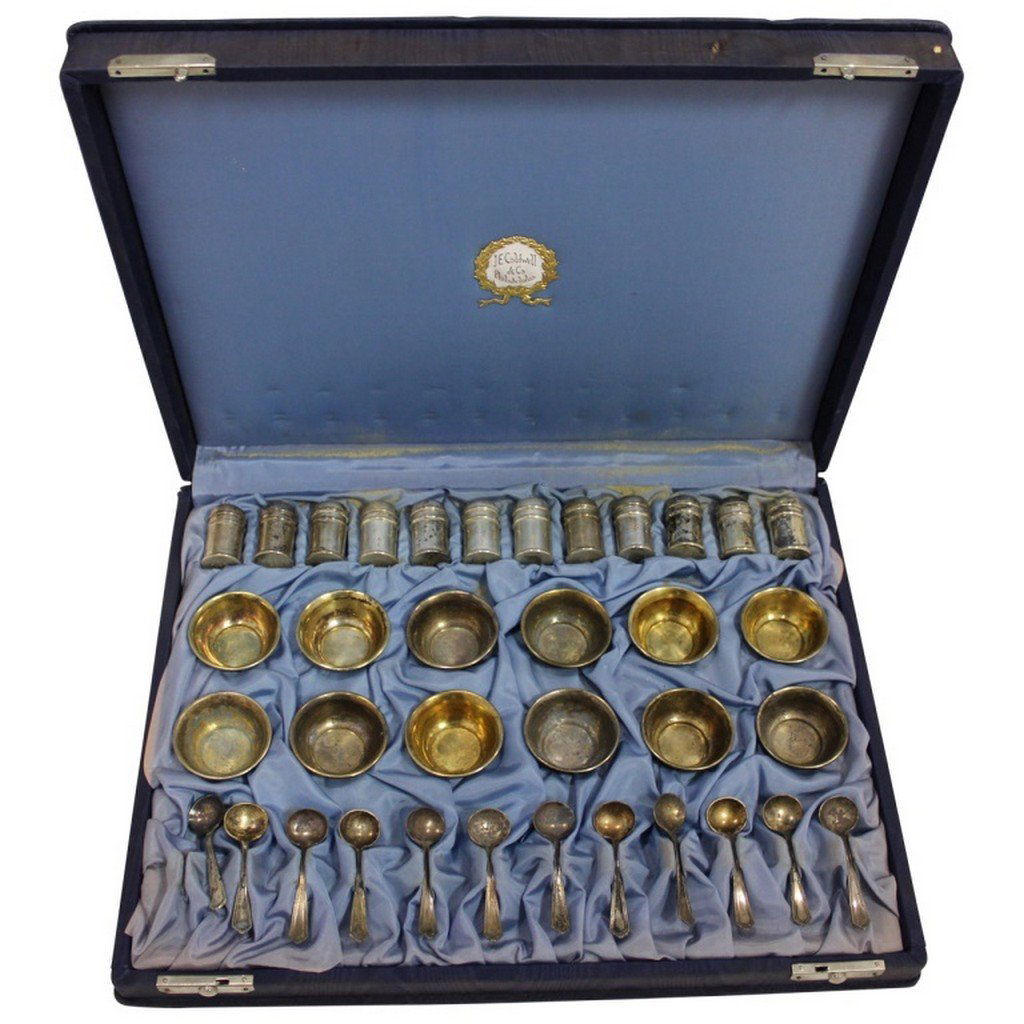 J.E.  Coldwell & Company Sterling Silver Salt Set (1 of 1)