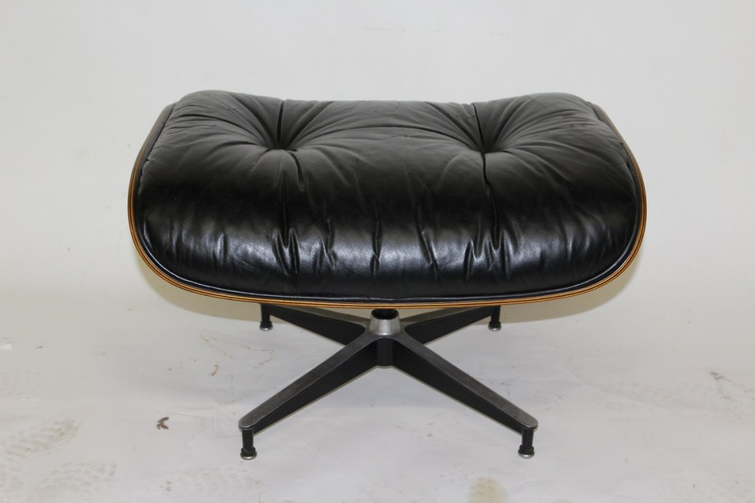 Original Herman Miller Black Foot Stool (1 of 2)