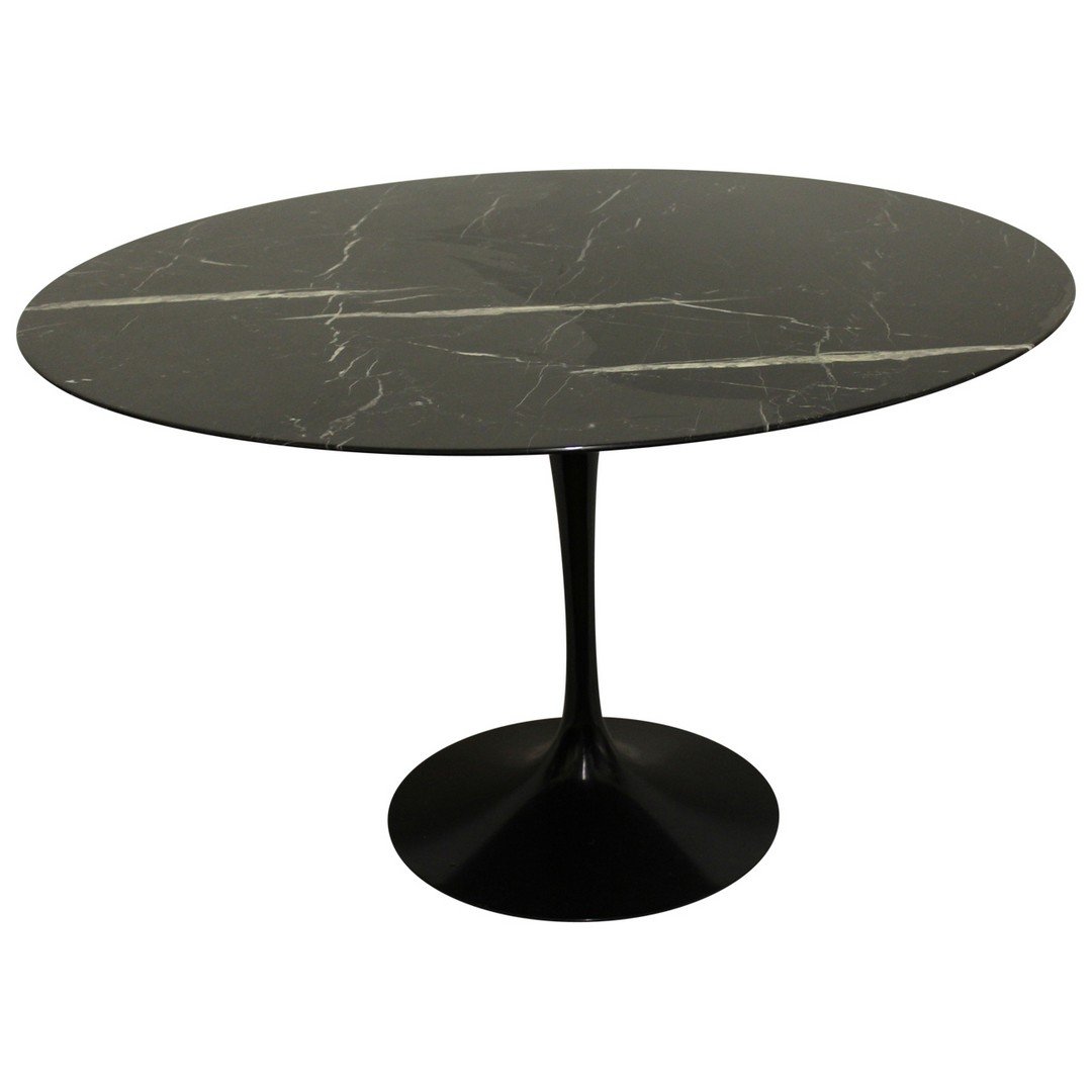 Eero Saarinen for Knoll Black Marble Tulip Table (1 of 5)