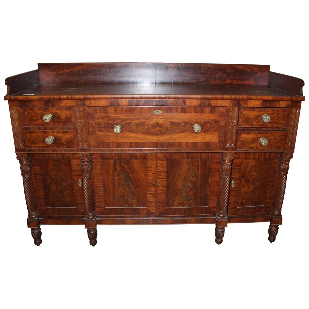 American Empire Butlers Sideboard with Desk & Key. (1 of 3)